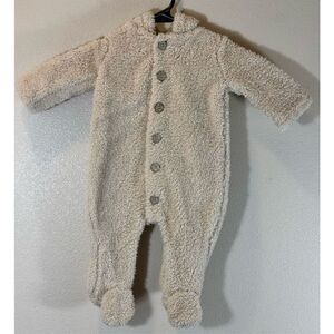 Rylee + Cru Outerwear Collection Infant Baby Teddy Footed One Piece 0-3 Months